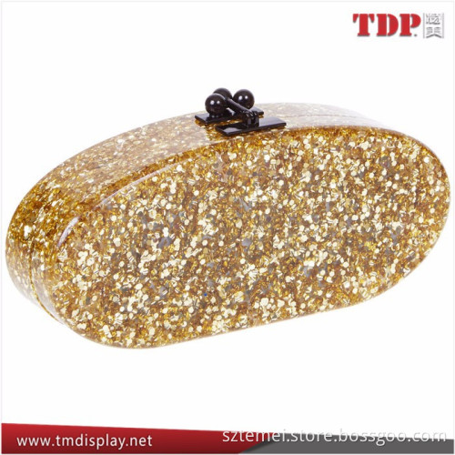 Customize acrylic clutch box bag